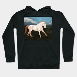 Perlino Quarter Horse Stallion Hoodie